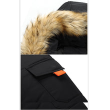 Load image into Gallery viewer, Warm Winter Hooded Fur Jacket