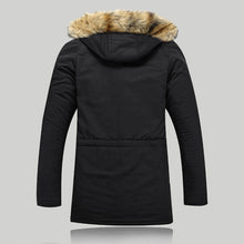 Load image into Gallery viewer, Warm Winter Hooded Fur Jacket