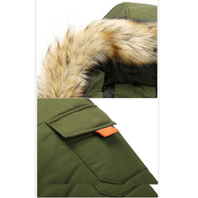Load image into Gallery viewer, Warm Winter Hooded Fur Jacket