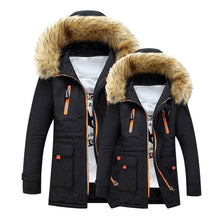 Load image into Gallery viewer, Warm Winter Hooded Fur Jacket
